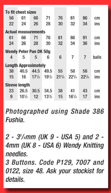 Peter Pan DK 1144 (digital pattern) | The Wool Shop Knitting Yarn/Wool