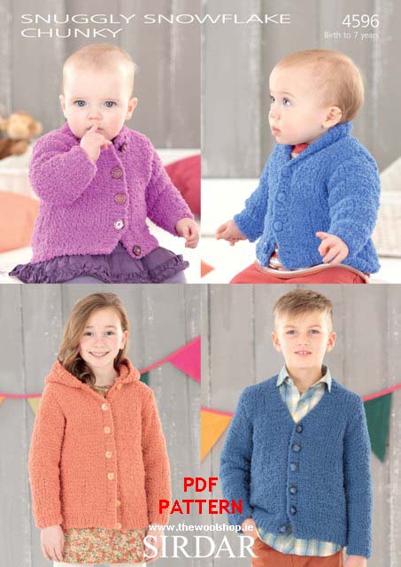 Sirdar Snowflake Chunky 4596 (digital pattern) | The Wool Shop Knitting ...