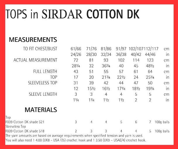 Sirdar Cotton DK 7237 (digital crochet pattern) | The Wool Shop ...