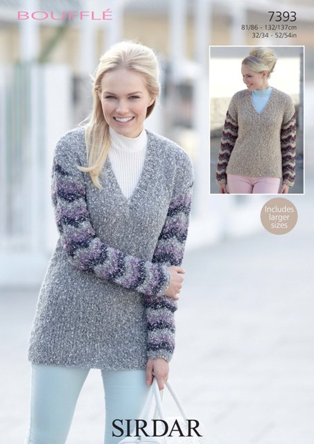 Sirdar Boufflé 7393 (digital pattern) | The Wool Shop Knitting Yarn/Wool
