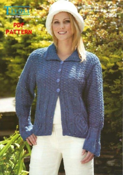 Tivoli Tweed Aran 3464 (digital pattern) | The Wool Shop Knitting Yarn/Wool