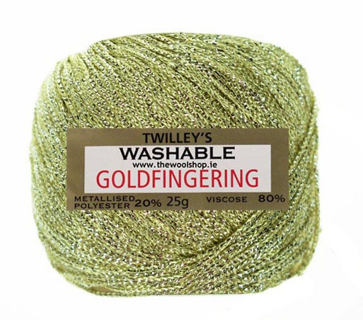 Twilleys & Grundl Goldfingering Crochet Metalic Yarn 25g Ball