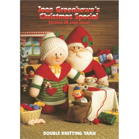 Jean Greenhowe's Christmas Treasures Double Knitting DK Booklet Yarn Wool Xmas 